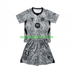 Maglie da Calcio FC Barcelona Wojciech Szczesny 13 Portiere Bambino Trasferta Tenuta 2026-2027 Maniche Corte