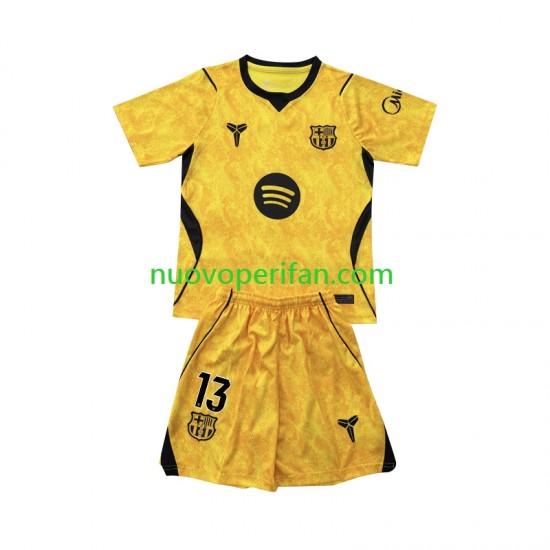 Maglie da Calcio FC Barcelona Wojciech Szczesny 13 Portiere Bambino Quarta Tenuta 2026-2027 Maniche Corte