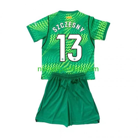 Maglie da Calcio FC Barcelona Wojciech Szczesny 13 Portiere Bambino Prima Tenuta 2026-2027 Maniche Corte