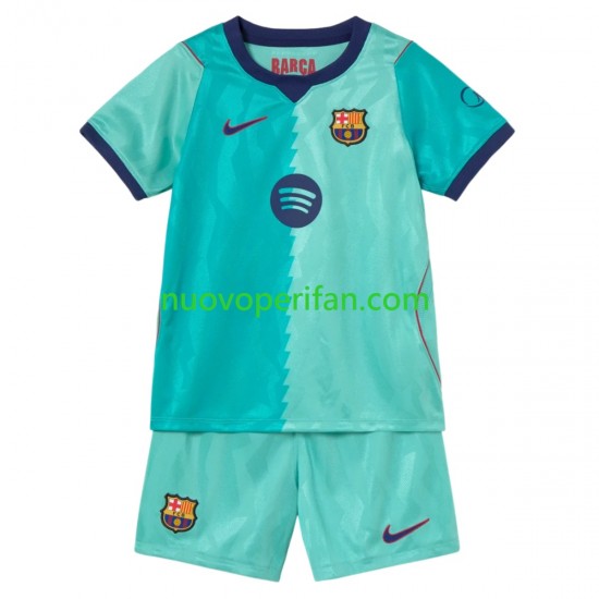 Maglie da Calcio FC Barcelona Bambino Alternativa Tenuta 2026-2027 Maniche Corte