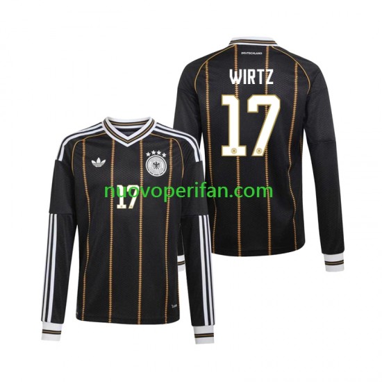 Maglie da Calcio Germania Florian Wirtz 17 Uomo Alternativa Tenuta Mondiali 2026 Maniche Lunghe