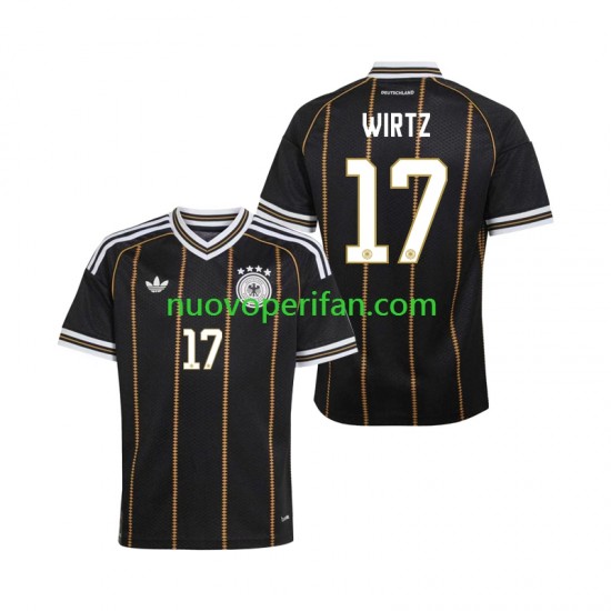 Maglie da Calcio Germania Florian Wirtz 17 Uomo Alternativa Tenuta Mondiali 2026 Maniche Corte
