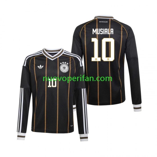 Maglie da Calcio Germania Jamal Musiala 10 Uomo Alternativa Tenuta Mondiali 2026 Maniche Lunghe