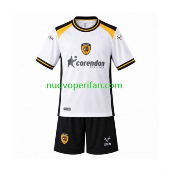 Maglie da Calcio Hull City Bambino Trasferta Tenuta 2026-2027 Maniche Corte