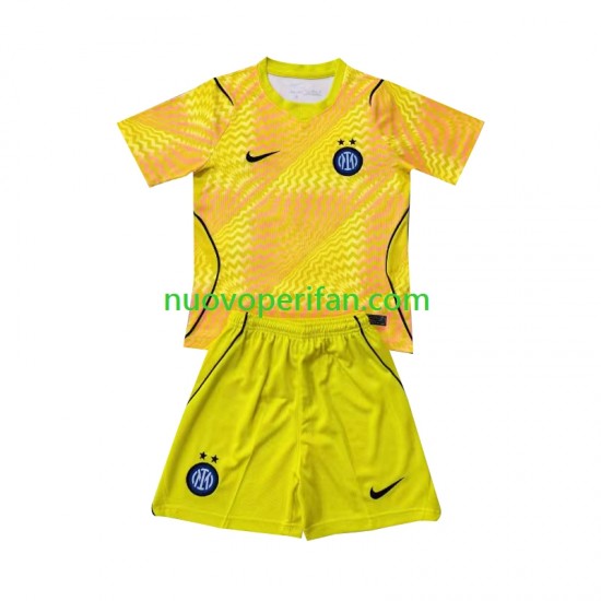 Maglie da Calcio Inter Milan Portiere Bambino Prima Tenuta 2026-2027 Maniche Corte