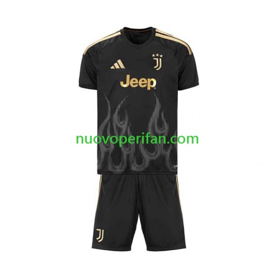 Maglie da Calcio Juventus Bambino Alternativa Tenuta 2026-2027 Maniche Corte