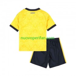 Maglie da Calcio Leeds United Bambino Trasferta Tenuta 2026-2027 Maniche Corte