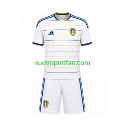 Maglie da Calcio Leeds United Bambino Prima Tenuta 2026-2027 Maniche Corte