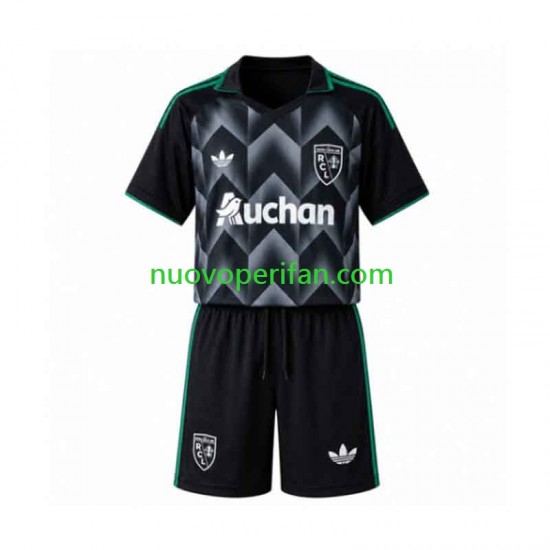 Maglie da Calcio Lens Bambino Trasferta Tenuta 2026-2027 Maniche Corte