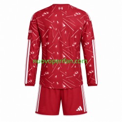 Maglie da Calcio Liverpool Bambino Prima Tenuta 2026-2027 Maniche Lunghe