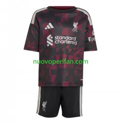 Maglie da Calcio Liverpool Bambino Alternativa Tenuta 2026-2027 Maniche Corte