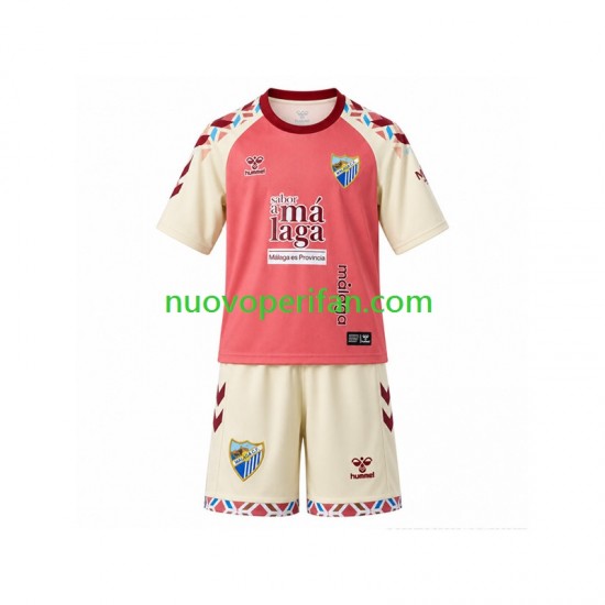 Maglie da Calcio Málaga CF Bambino Trasferta Tenuta 2026-2027 Maniche Corte