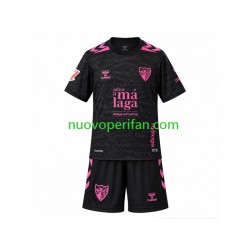 Maglie da Calcio Málaga CF Bambino Alternativa Tenuta 2026-2027 Maniche Corte