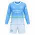 Maglie da Calcio Manchester City Bambino Prima Tenuta 2026-2027 Maniche Lunghe