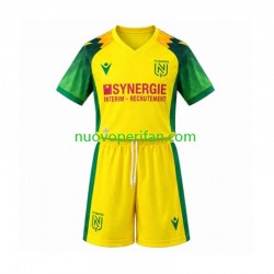 Maglie da Calcio Nantes Bambino Prima Tenuta 2026-2027 Maniche Corte