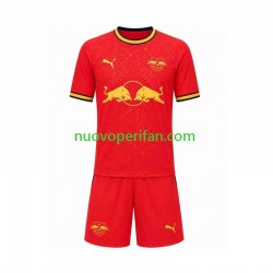 Maglie da Calcio RB Leipzig Bambino Trasferta Tenuta 2026-2027 Maniche Corte