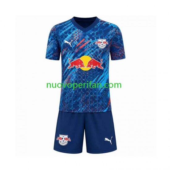Maglie da Calcio RB Leipzig Bambino Alternativa Tenuta 2026-2027 Maniche Corte