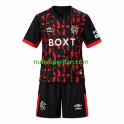 Maglie da Calcio Rangers Bambino Alternativa Tenuta 2026-2027 Maniche Corte
