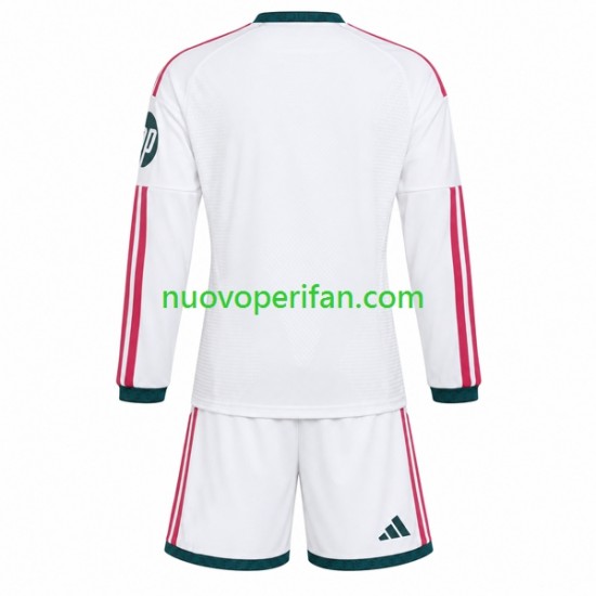 Maglie da Calcio Real Madrid Bambino Prima Tenuta 2026-2027 Maniche Lunghe