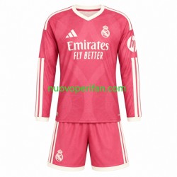 Maglie da Calcio Real Madrid Bambino Alternativa Tenuta 2026-2027 Maniche Lunghe