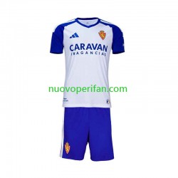 Maglie da Calcio Real Zaragoza Bambino Prima Tenuta 2026-2027 Maniche Corte