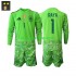 Maglie da Calcio Spagna David Raya 1 Portiere Bambino Alternativa Tenuta 2026-2027 Maniche Lunghe