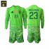 Maglie da Calcio Spagna Unai Simon 23 Portiere Bambino Alternativa Tenuta 2026-2027 Maniche Lunghe
