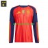 Maglie da Calcio Spagna Uomo Prima Tenuta 2026-2027 Maniche Lunghe