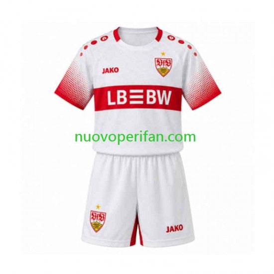 Maglie da Calcio VfB Stuttgart Bambino Trasferta Tenuta 2026-2027 Maniche Corte
