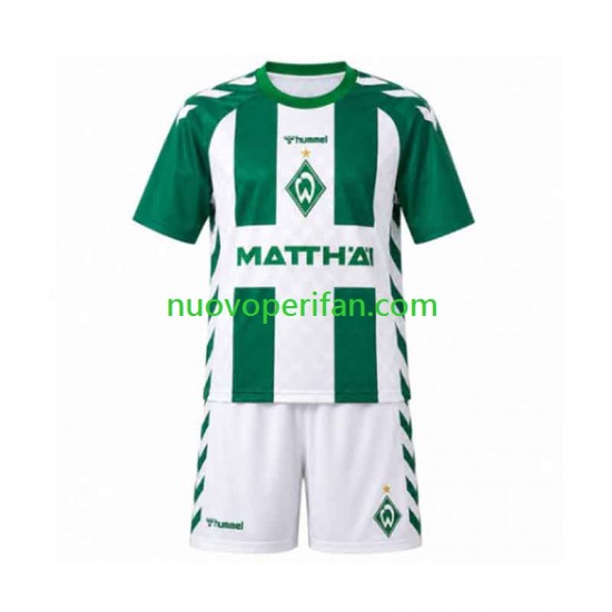 Maglie da Calcio Werder Bremen Bambino Prima Tenuta 2026-2027 Maniche Corte