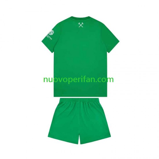 Maglie da Calcio West Ham United Portiere Bambino Prima Tenuta 2026-2027 Maniche Corte