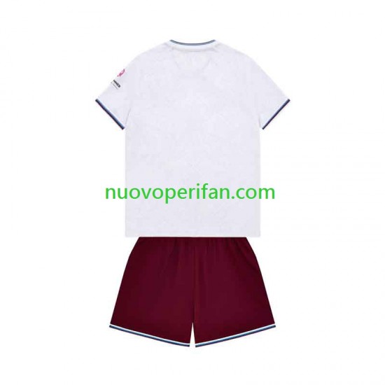 Maglie da Calcio West Ham United Bambino Trasferta Tenuta 2026-2027 Maniche Corte