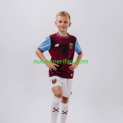Maglie da Calcio West Ham United Bambino Prima Tenuta 2026-2027 Maniche Corte