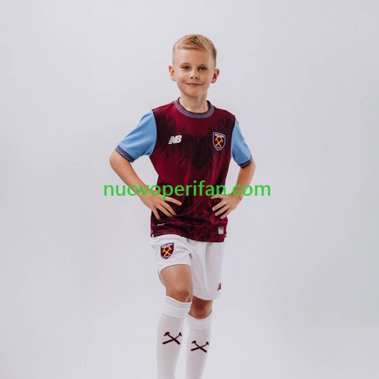 Maglie da Calcio West Ham United Bambino Prima Tenuta 2026-2027 Maniche Corte