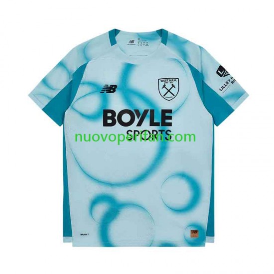 Maglie da Calcio West Ham United Uomo Alternativa Tenuta 2026-2027 Maniche Corte