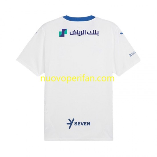 Maglie da Calcio Al Hilal Uomo Trasferta Tenuta 2024-2025 Maniche Corte