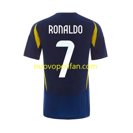 Maglie da Calcio Al Nassr Cristiano Ronaldo 7 Uomo Trasferta Tenuta 2024-2025 Maniche Corte