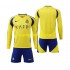 Maglie da Calcio Al Nassr Bambino Prima Tenuta 2024-2025 Maniche Lunghe