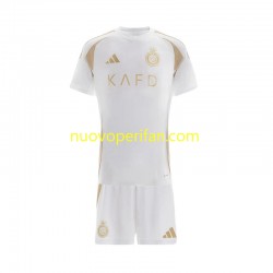 Maglie da Calcio Al Nassr Bambino Alternativa Tenuta 2024-2025 Maniche Corte
