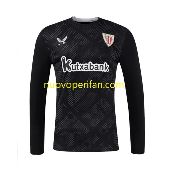 Maglie da Calcio Athletic Bilbao Portiere Uomo Prima Tenuta 2024-2025 Maniche Lunghe