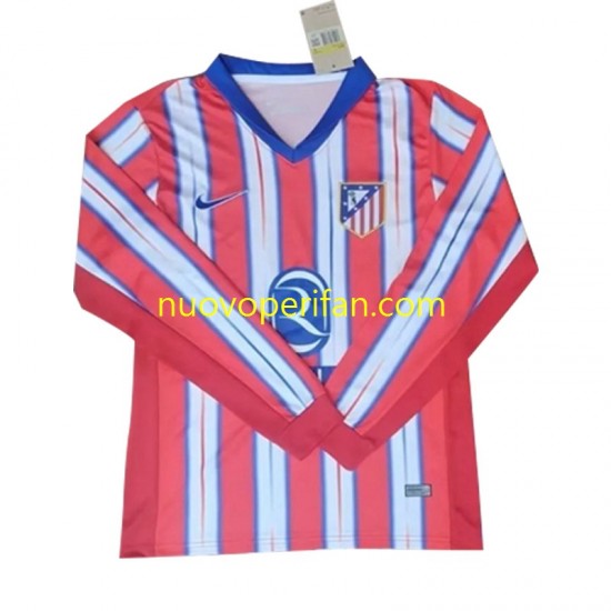 Maglie da Calcio Atlético Madrid Uomo Prima Tenuta 2024-2025 Maniche Lunghe