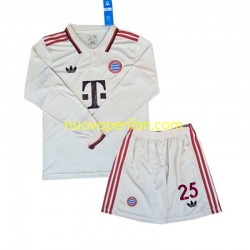 Maglie da Calcio FC Bayern München Muller 25 Bambino Alternativa Tenuta 2024-2025 Maniche Lunghe