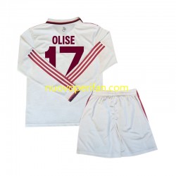 Maglie da Calcio FC Bayern München Olise 17 Bambino Alternativa Tenuta 2024-2025 Maniche Lunghe