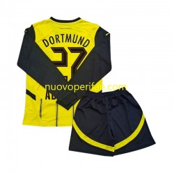 Maglie da Calcio Borussia Dortmund Karim Adeyemi 27 Bambino Prima Tenuta 2024-2025 Maniche Lunghe