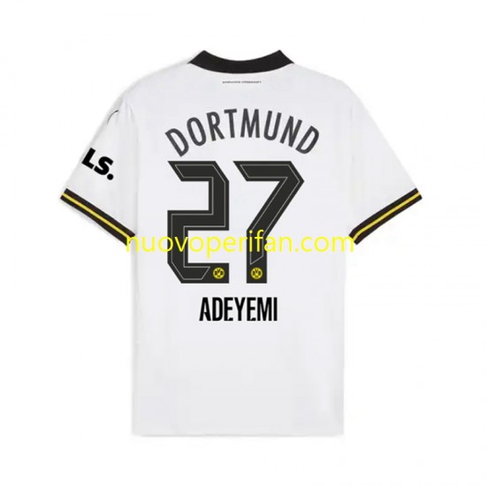 Maglie da Calcio Borussia Dortmund Karim Adeyemi 27 Uomo Alternativa Tenuta 2024-2025 Maniche Corte