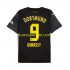 Maglie da Calcio Borussia Dortmund Serhou Guirassy 9 Uomo Trasferta Tenuta 2024-2025 Maniche Corte