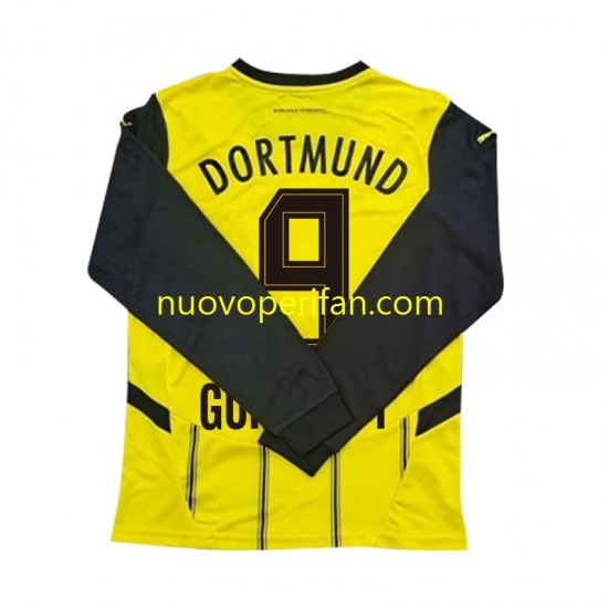 Maglie da Calcio Borussia Dortmund Serhou Guirassy 9 Uomo Prima Tenuta 2024-2025 Maniche Lunghe