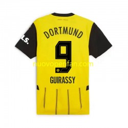 Maglie da Calcio Borussia Dortmund Serhou Guirassy 9 Uomo Prima Tenuta 2024-2025 Maniche Corte