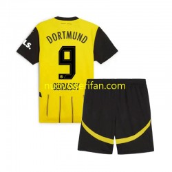 Maglie da Calcio Borussia Dortmund Serhou Guirassy 9 Bambino Prima Tenuta 2024-2025 Maniche Corte