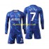 Maglie da Calcio Chelsea Neto 7 Bambino Prima Tenuta 2024-2025 Maniche Lunghe